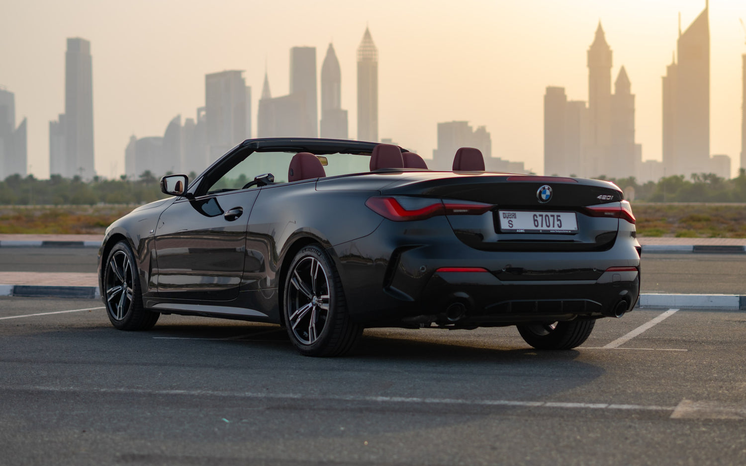 BMW 420i sleek side profile view