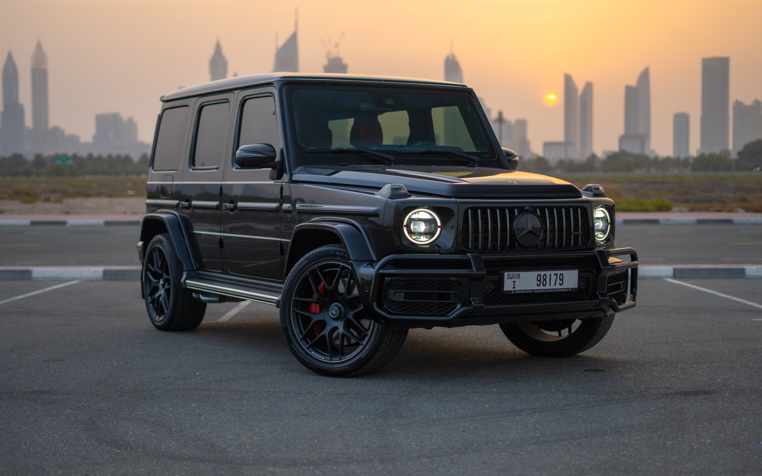 2022 Mercedes AMG G63 luxury SUV rental Dubai – high-performance G63 car rental with airport delivery by OX4 Car Rental