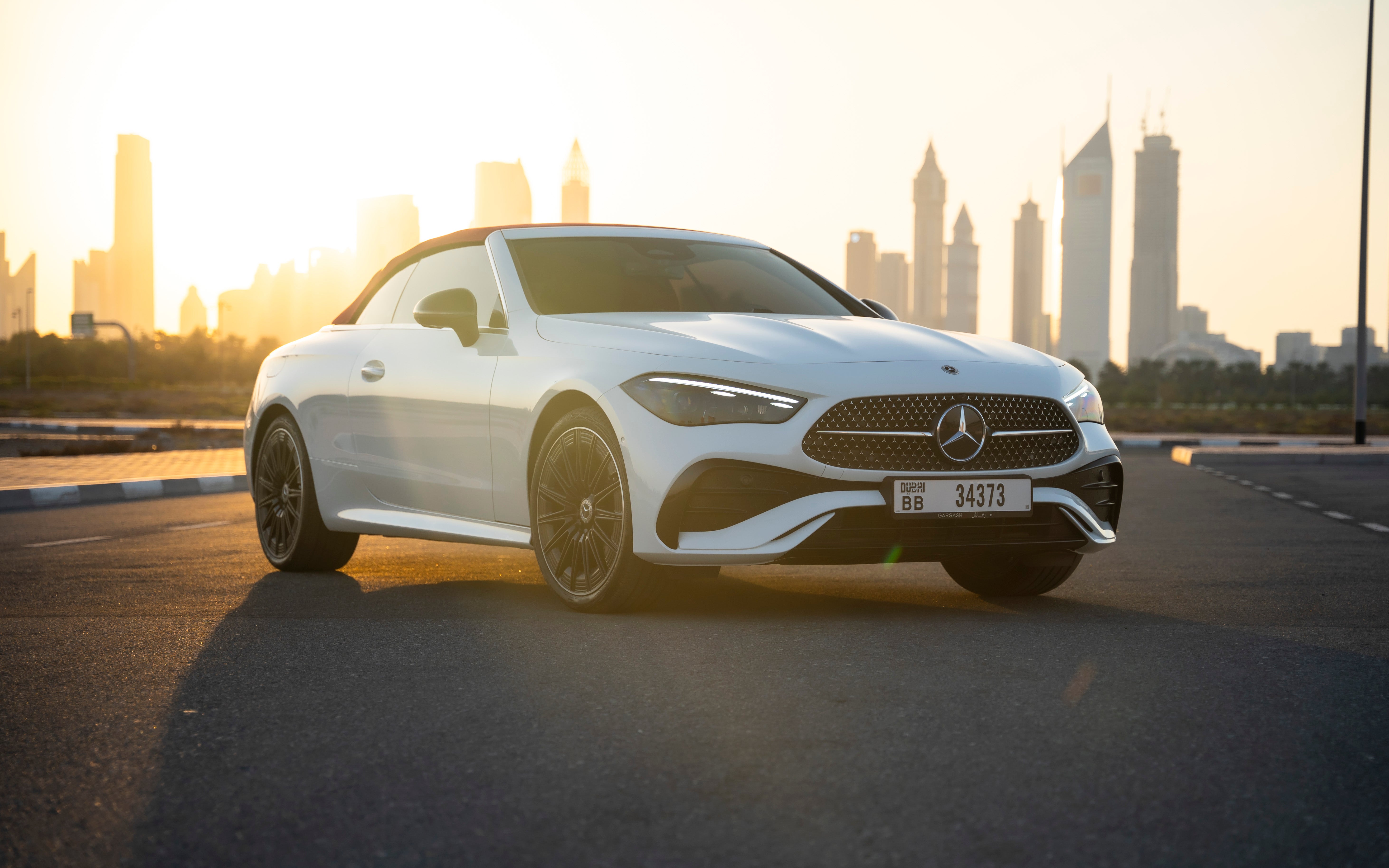 2024–2025 Mercedes-Benz CLE Convertible rental Dubai – luxury convertible car rental with airport delivery by OX4 Car Rental
