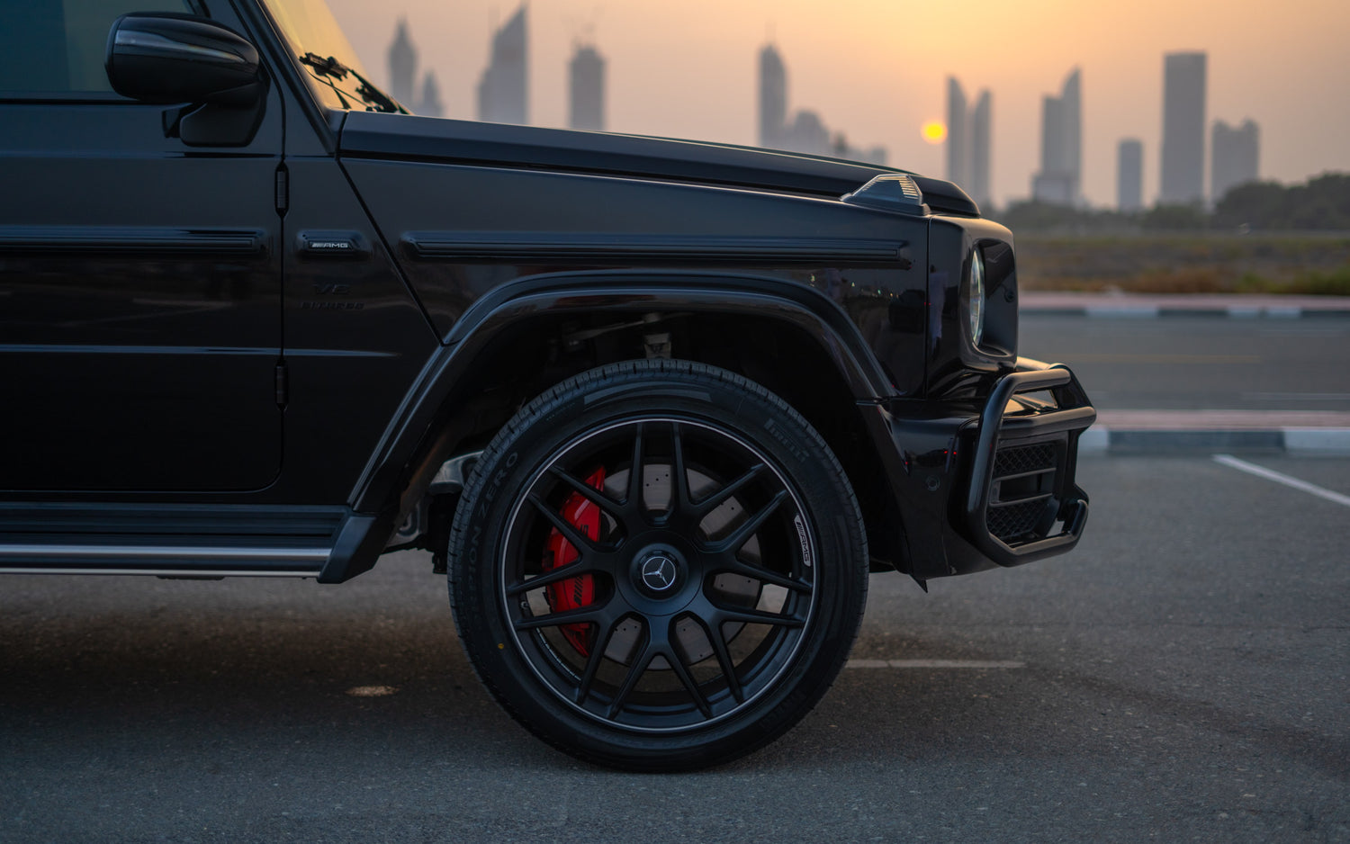 Mercedes AMG G63 Night Package side view