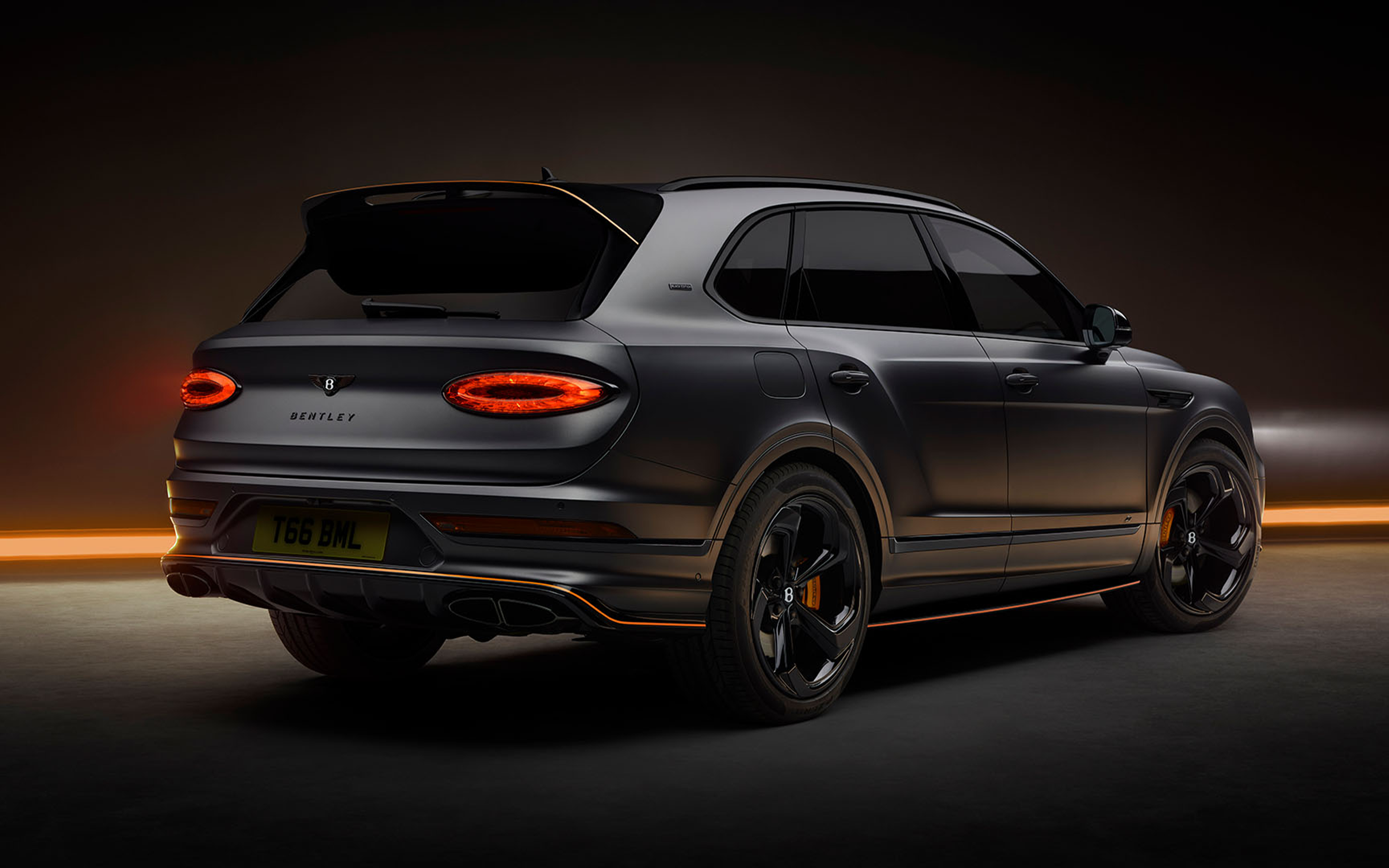 Bentley luxury car side profile